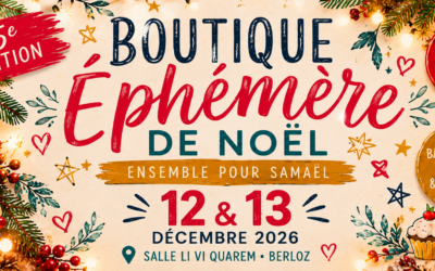 5ème Boutique Ephémère de Noël